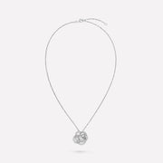 FIL DE CAMELIA NECKLACE SILVER DIAMOND