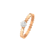 BEE LOVE RING PINK GOLD 1 DIAMOND