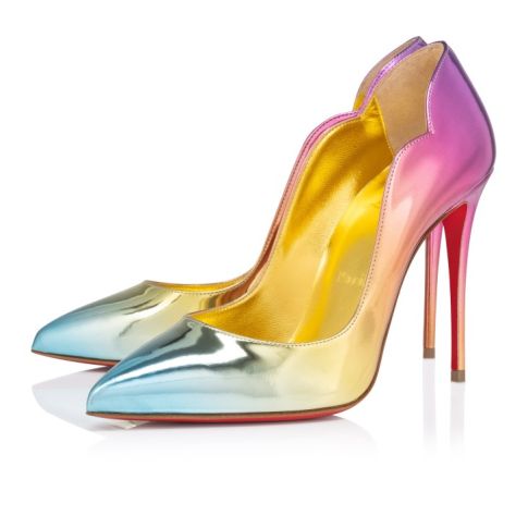 CL Hot Chick 100 Mm Pumps Boreal Specchio Leather Multicolor