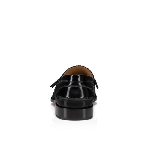 CL Penny Loafers Men Abrasivato Calf Leather Black