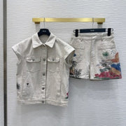 CD 2025 Set Beige with Colorful Cotton