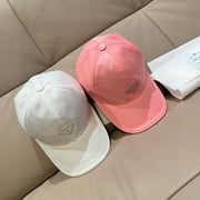 Prada Logo Canvas Baseball Hat 213430