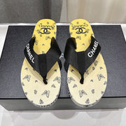 Chanel 2026 Thong Slipper Rubber Fabric 712991