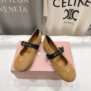 Miumiu 26ss Fairy Style Ballet Flats Suede