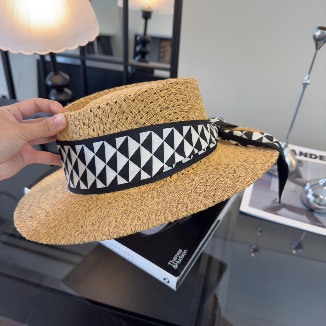 Prada Straw Brim Hat 229334