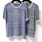 Chanel 2026 Short-Sleeved Shirt Mercerized Wool 439836