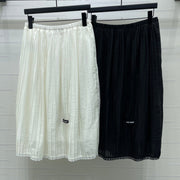 Miumiu 2026 Midi Skirt Cotton Linen 392682