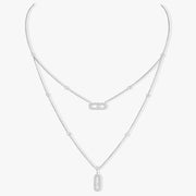 MOVE 2 ROW DIAMOND NECKLACE