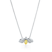 PAPER FLOWERS YELLOW DIAMOND FIREFLY PENDANT