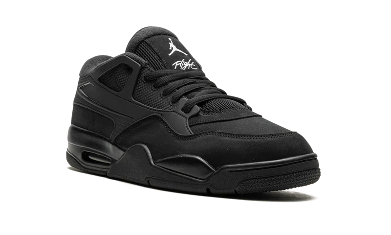 Nike Air Jordan 4 Black Suede Leather