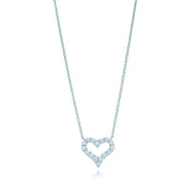HEART-SHAPED DIAMOND NECKLACE