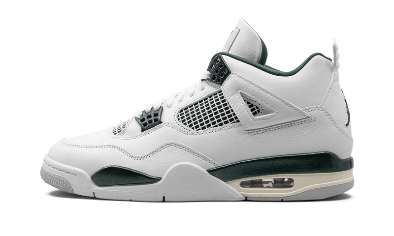 Nike Air Jordan 4 Retro Oxidized Green White Leather