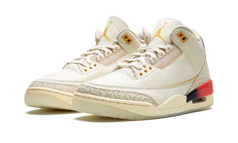 Nike Air Jordan 3 x J Balvin Cream Cowhide Suede