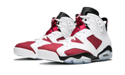 Nike Air Jordan 6 Retro Carmine Red White Leather