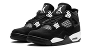 Nike Air Jordan 4 Black White Suede TPU