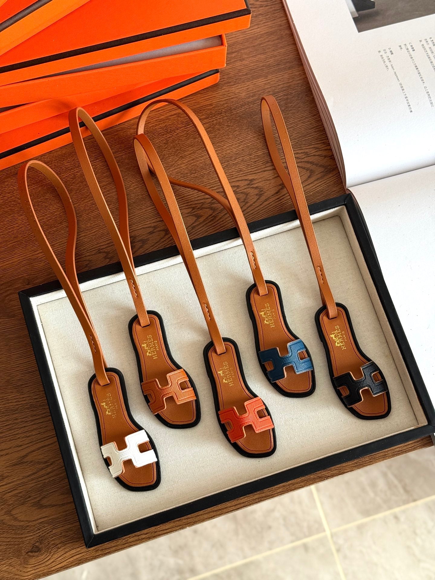 Hermes Oran Nano Charm Leather