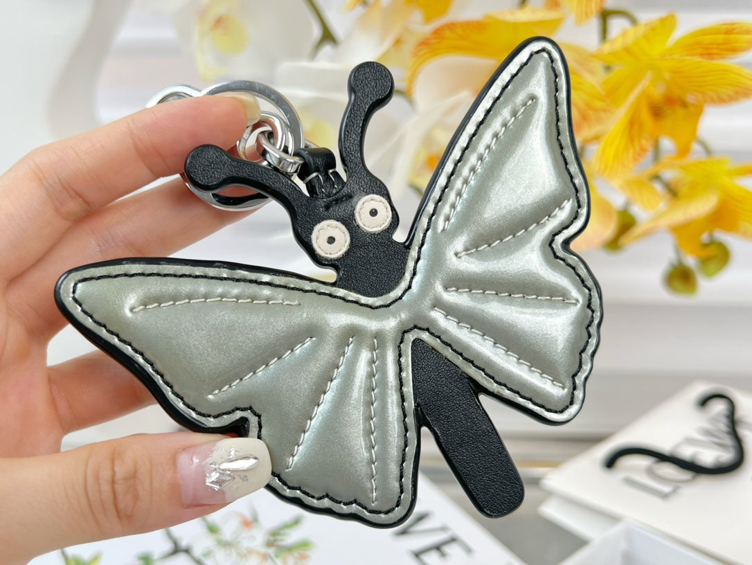 Loewe Butterfly Charm Leather