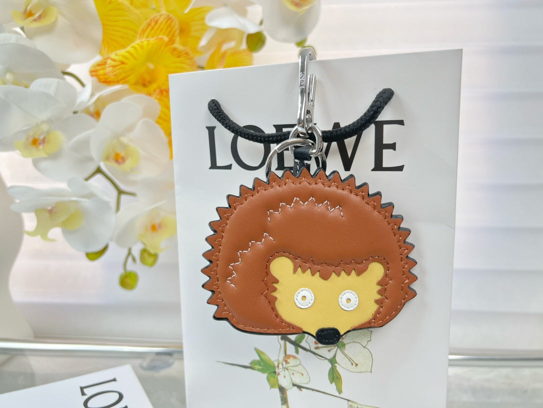Loewe Hedgehog Charm Leather