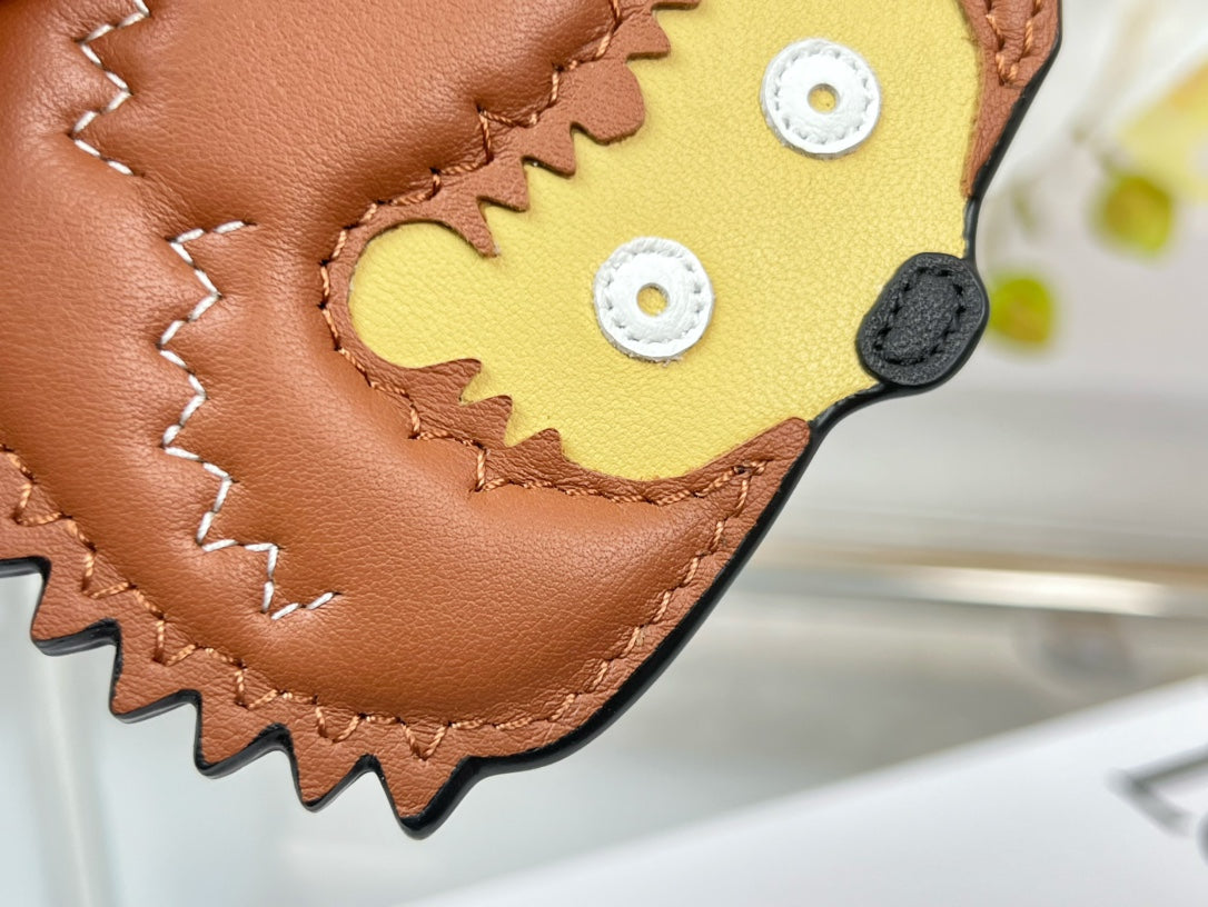 Loewe Hedgehog Charm Leather