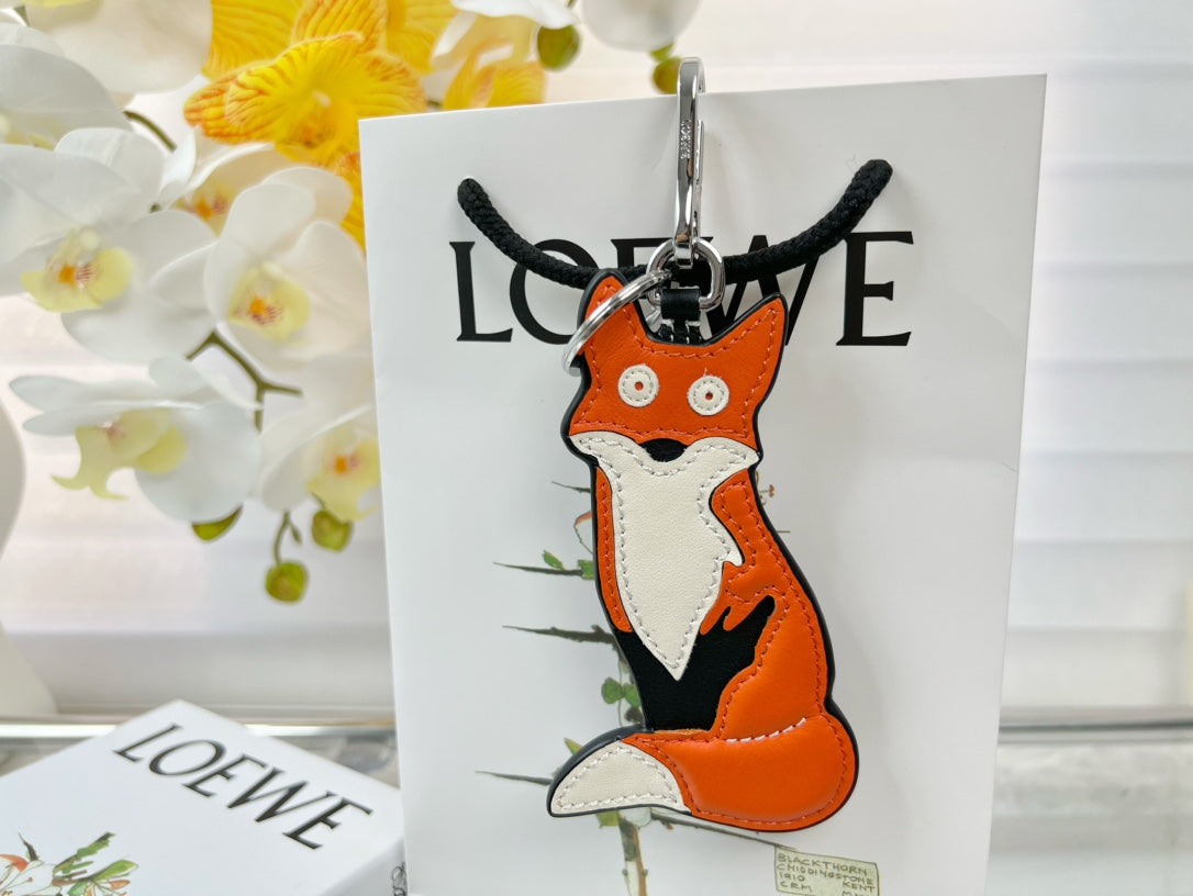 Loewe Fox Charm Leather