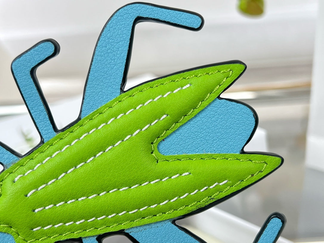 Loewe Grasshopper Charm Leather