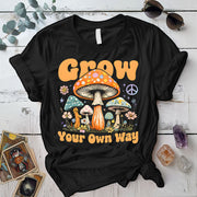 Grow Your Own Way T Shirt Military Green Mockup