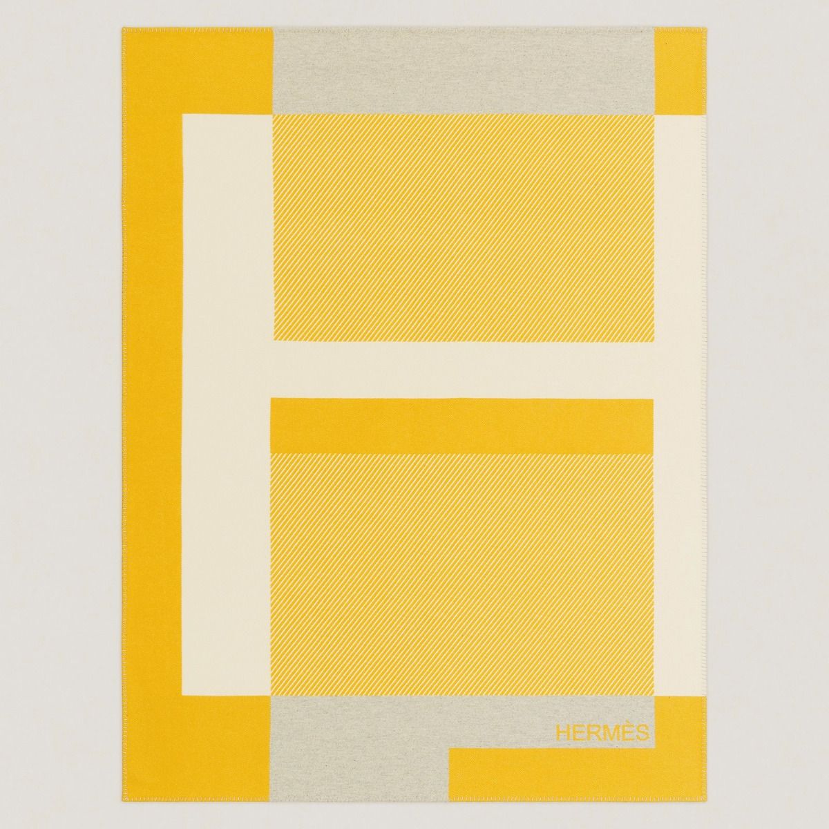 HM Riviera Blanket Yellow Wool Cashmere