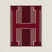 HM Ithaque Blanket Bordeaux Wool Cashmere