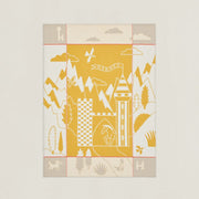 HM Avalon Epopee Blanket Jaune Wool Cashmere