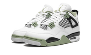 Nike Air Jordan 4 Retro White Green Black Suede