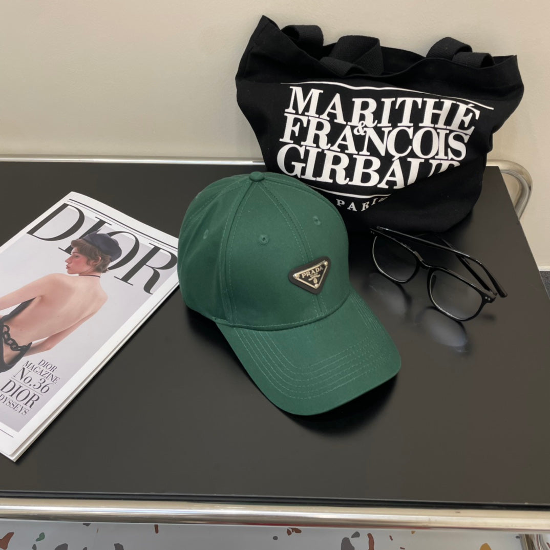 Prada Logo Cotton Hat 211811