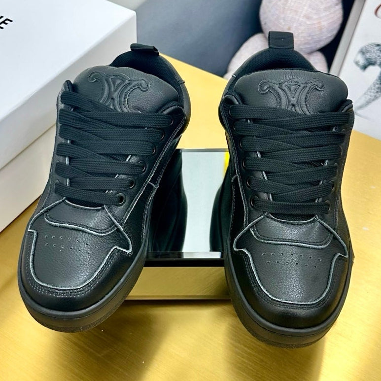 Celine 2026 Low Lace-Up Sneakers Suede Leather 987289