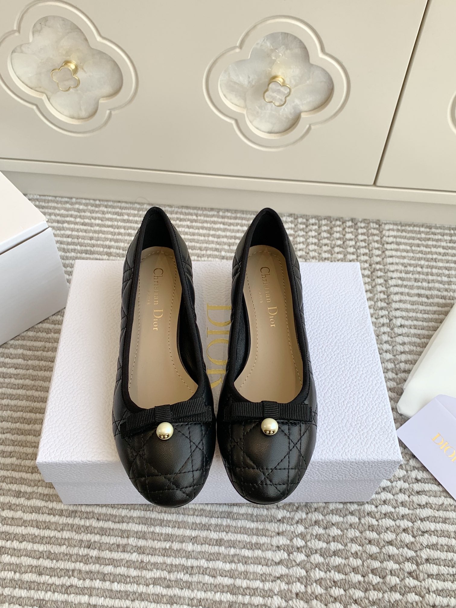 Dior 2026 Bow Pump 30mm Sheepskin 884802