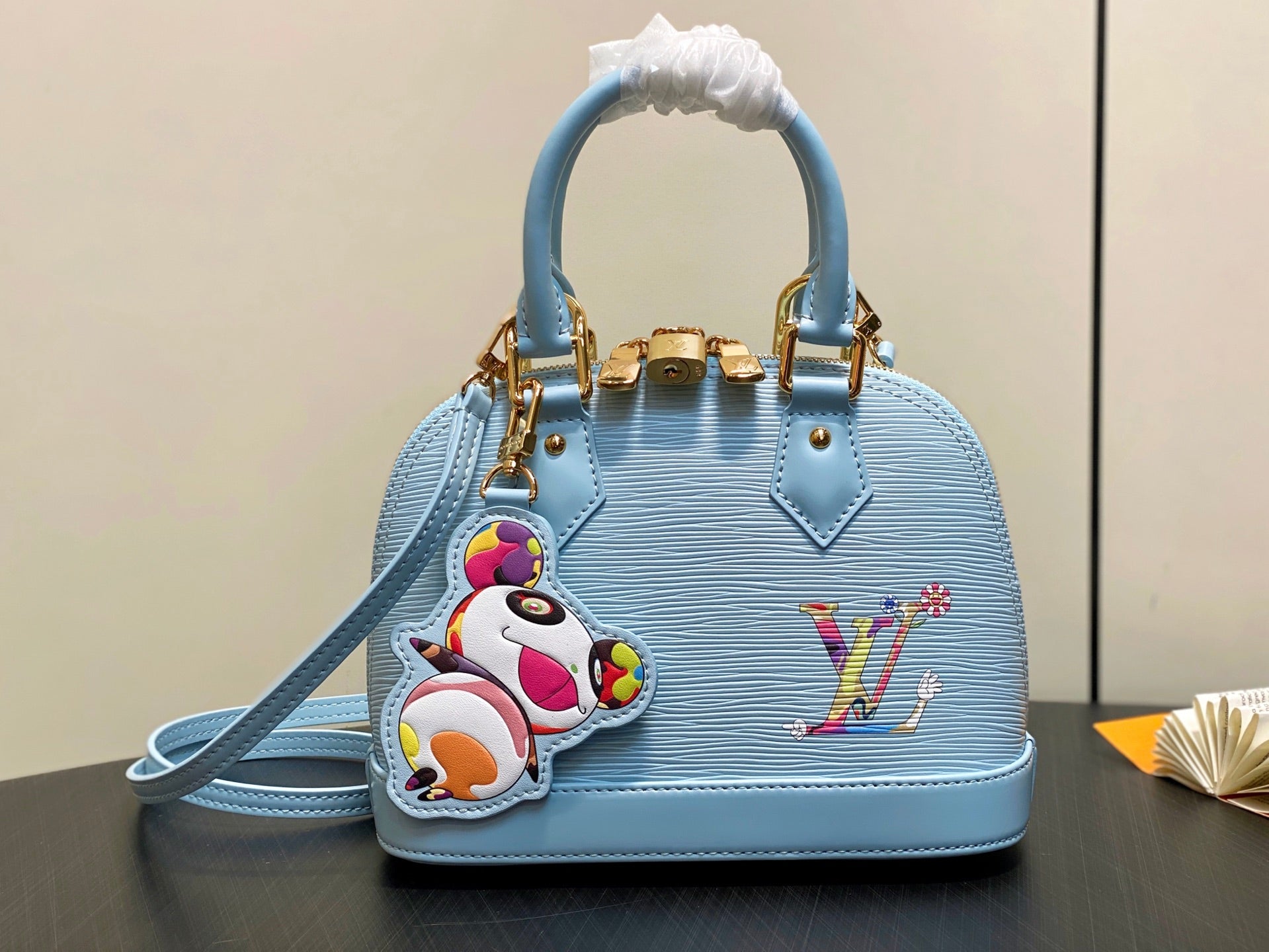 LV x TM ALMA BB Bag 23.5cm Epi leather 331720