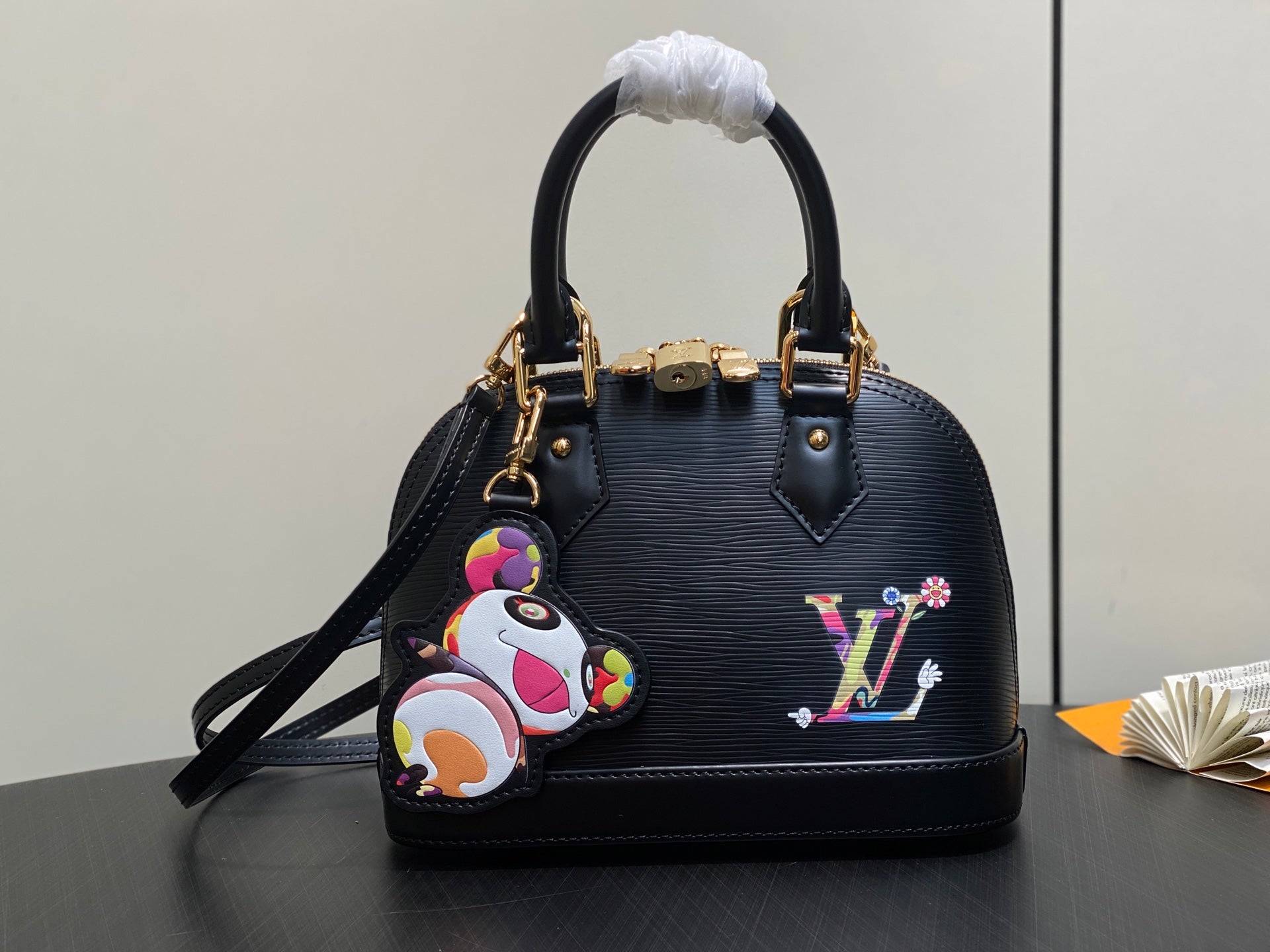 LV x TM ALMA BB Bag 23.5cm Epi leather 331720