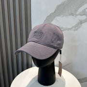 Miumiu Logo Cotton Hat 211745