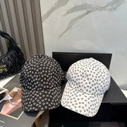 Chanel Baseball Cap With CC Logo Pattern Cotton 237376