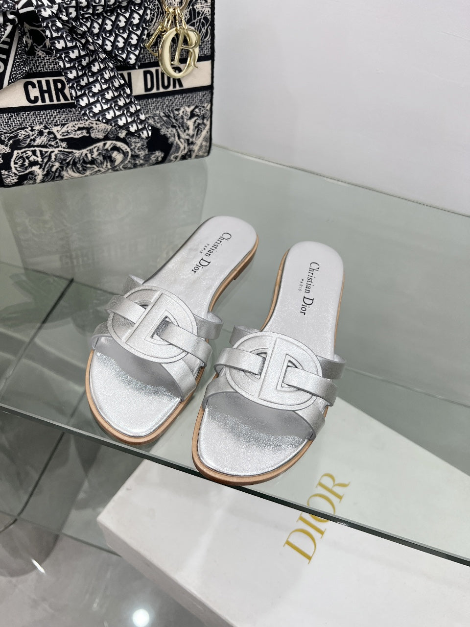 Dior 2026 D-Club Slide Sandal Cowhide 927362