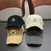 Moncler Logo Denim Baseball Hat 213487