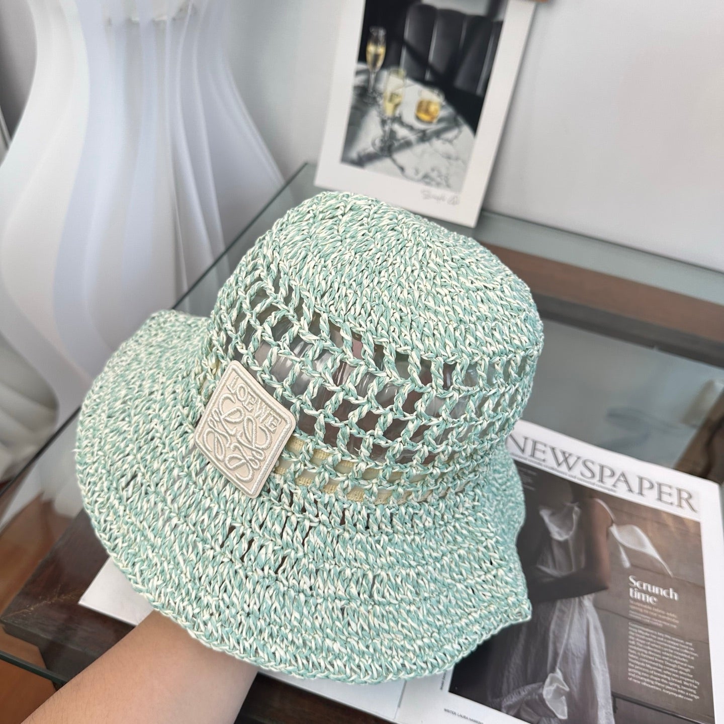 Loewe Raffia Straw Hat 262247