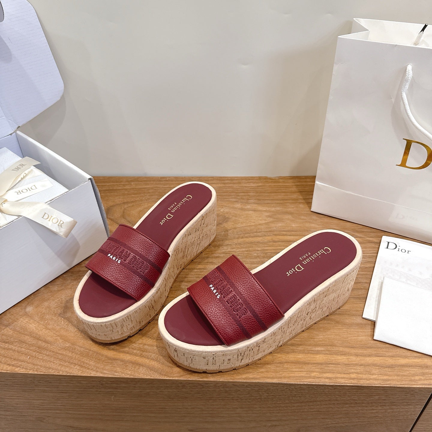 Dior 2026 Platform Sandals 80mm Cowhide 911773