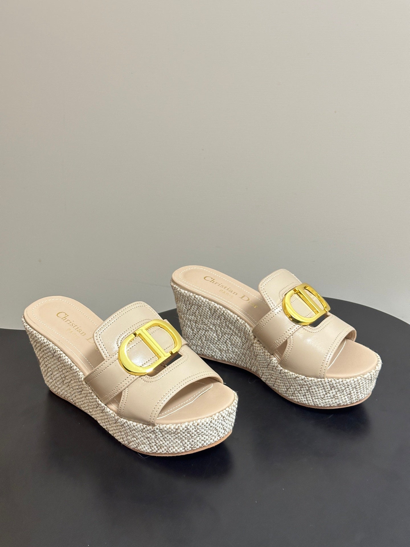 Dior 2026 Platform Sandals 90mm Cowhide 884505