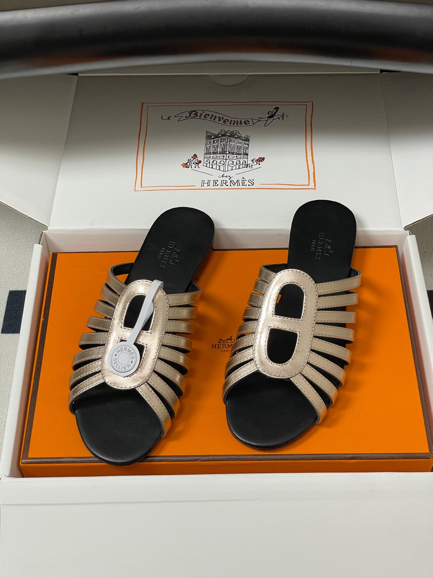 Hermes 2026 Sandal Suede Calfskin 903008
