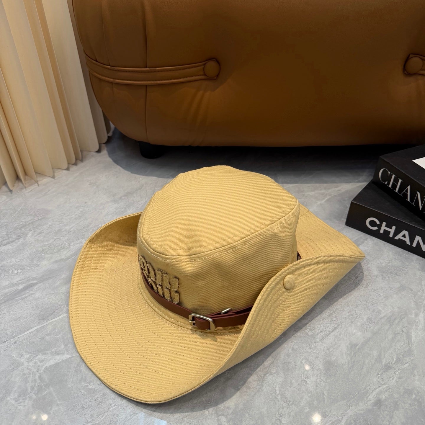 Miumiu Foldable Fisherman Hat Cotton 323655