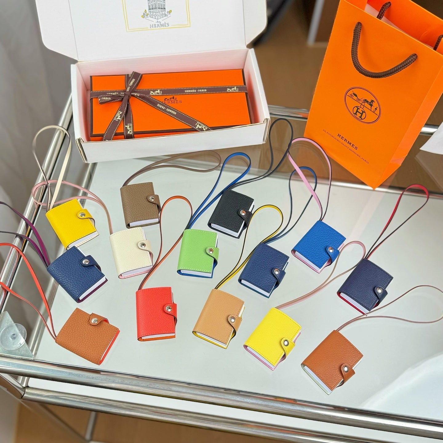 Hermes Ulysse Nano Bag Charm Leather