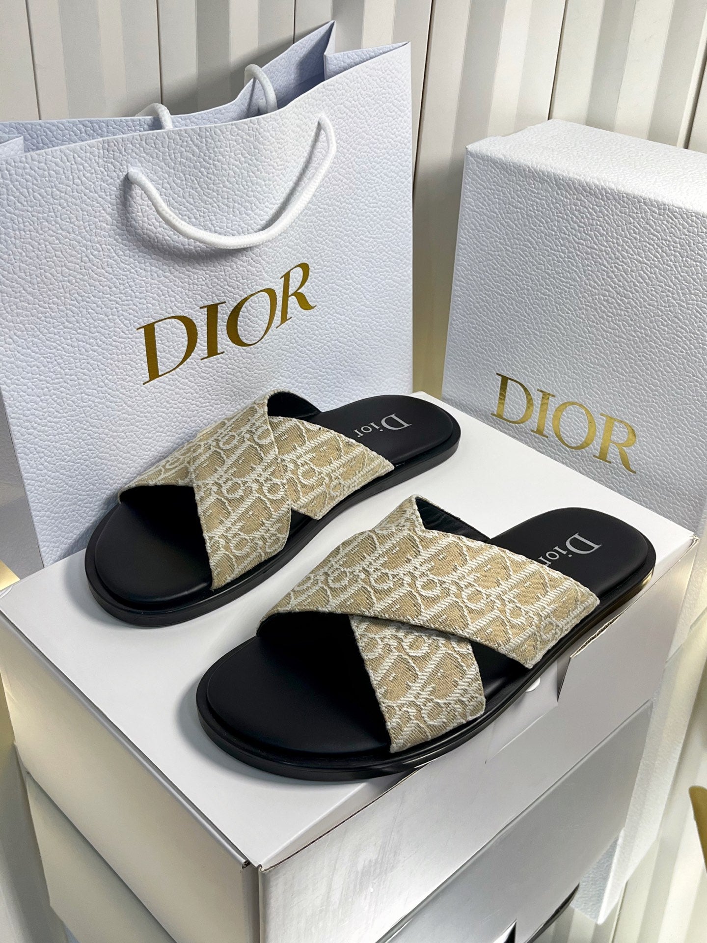 Dior 2026 Alias Sandals Canvas Leather 922917