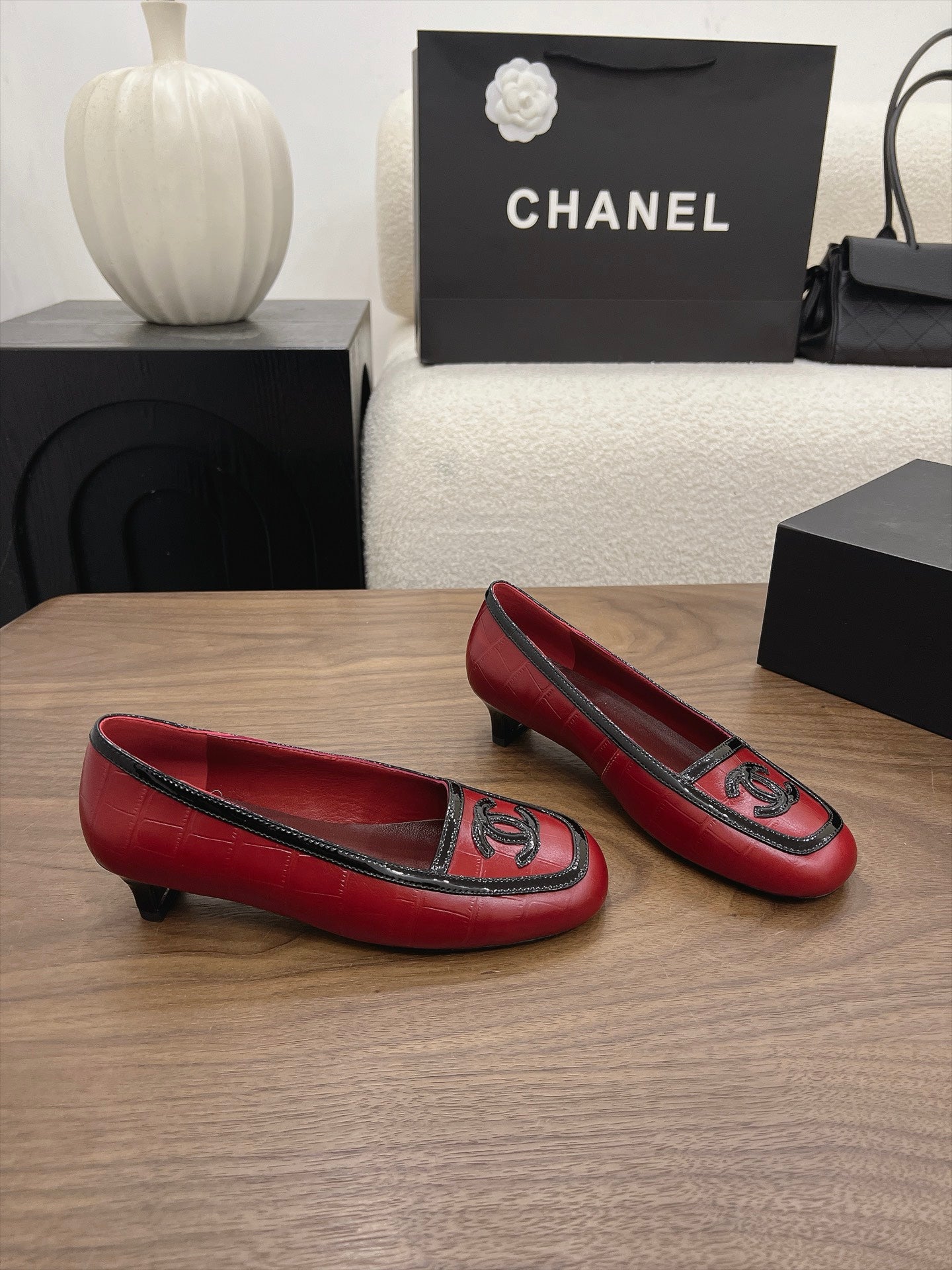 Chanel 2026 Square Toe Pump Lambskin 191779