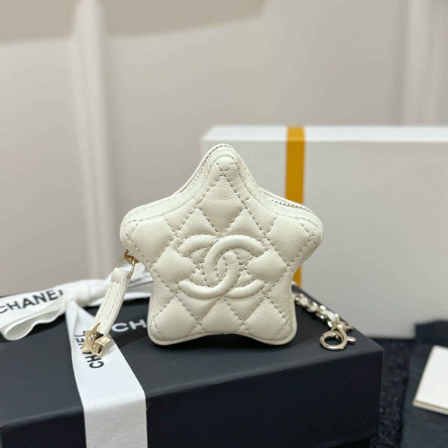 Chanel Five-pointed Star Lambskin Charm