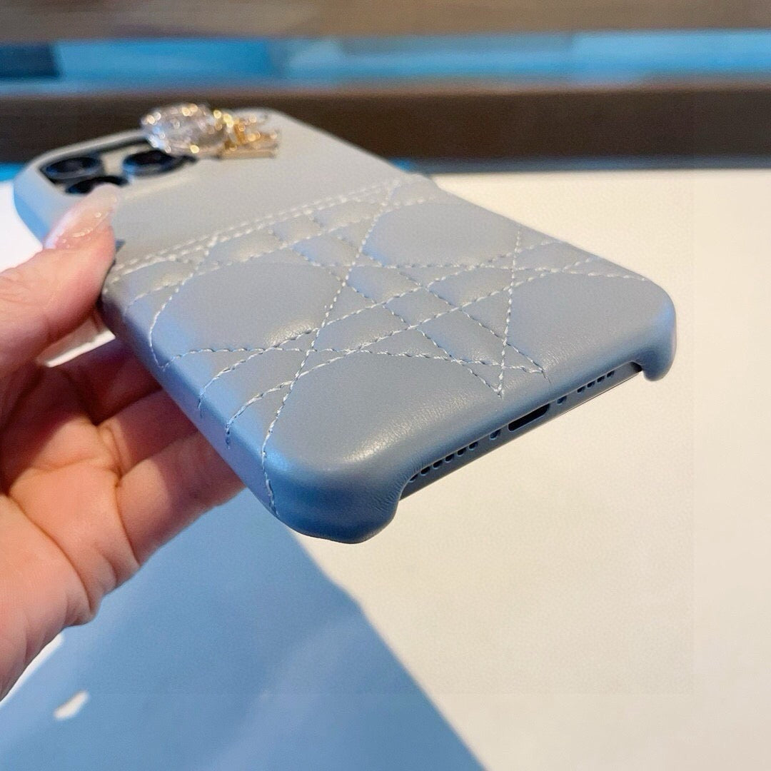 Dior Phone Case With Lady Dior Hardware 393906