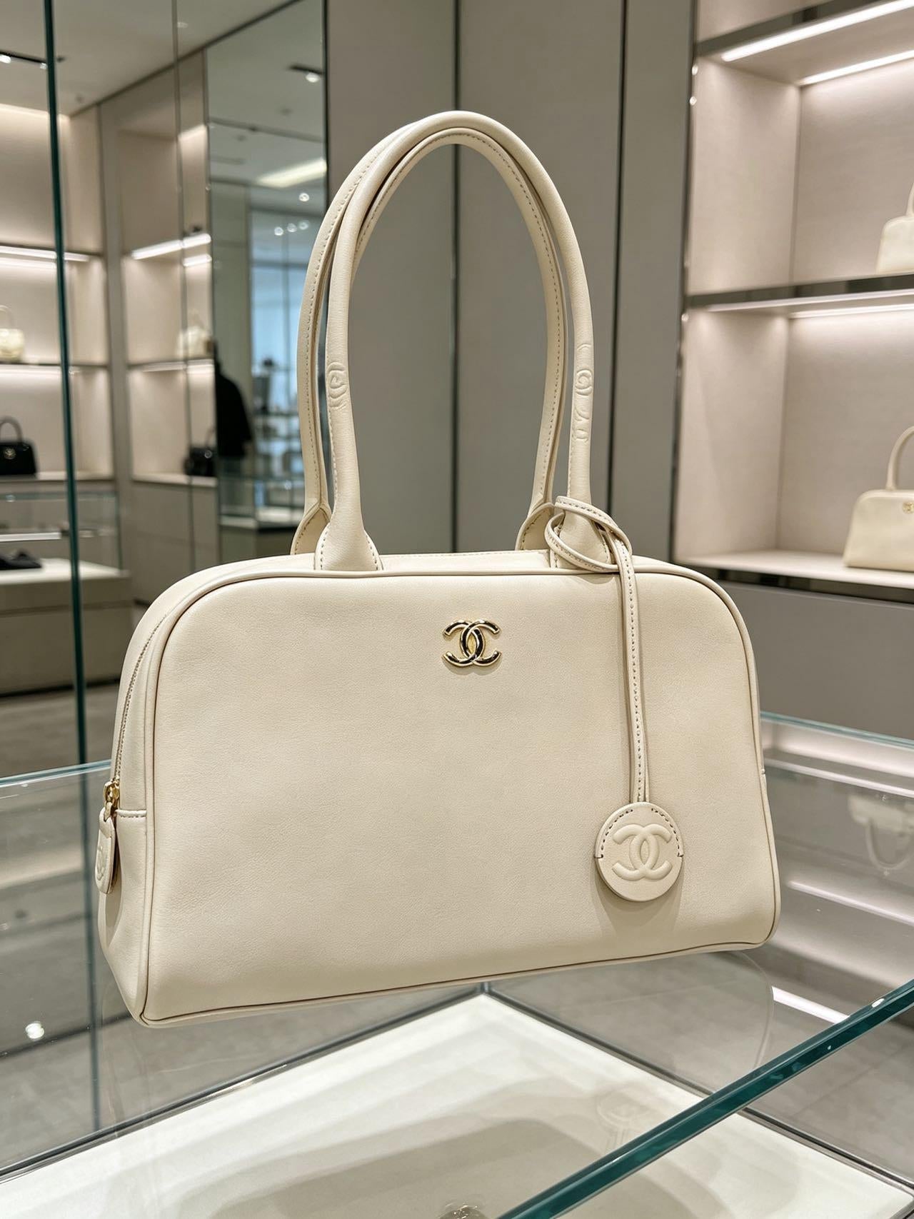 Chanel 2026  Bowling Bag 29cm Multicolors Calfskin